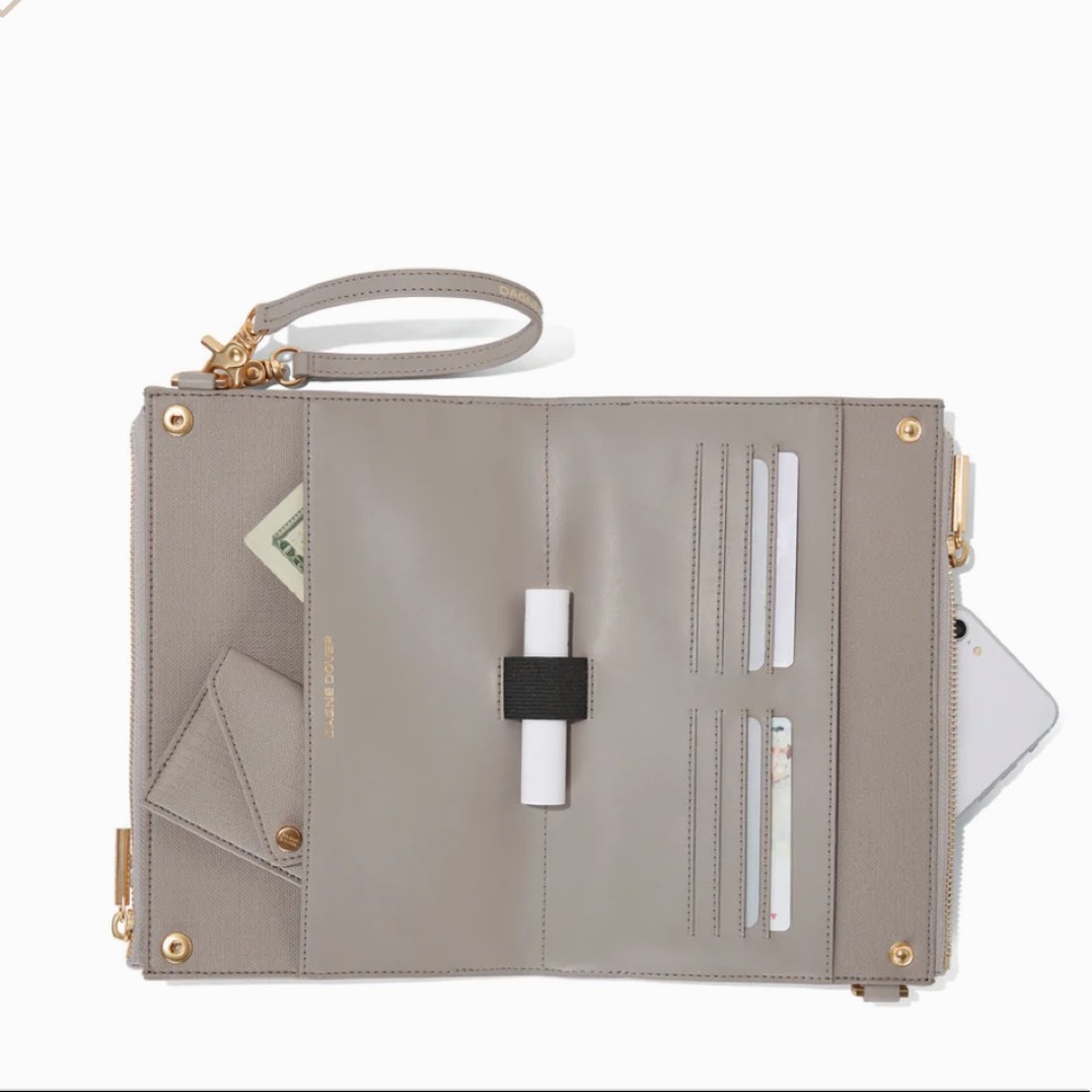 💥LAST ONE💥 NWT Dagne Dover Essential Canvas Wallet in Blush - Picture 4 of 16